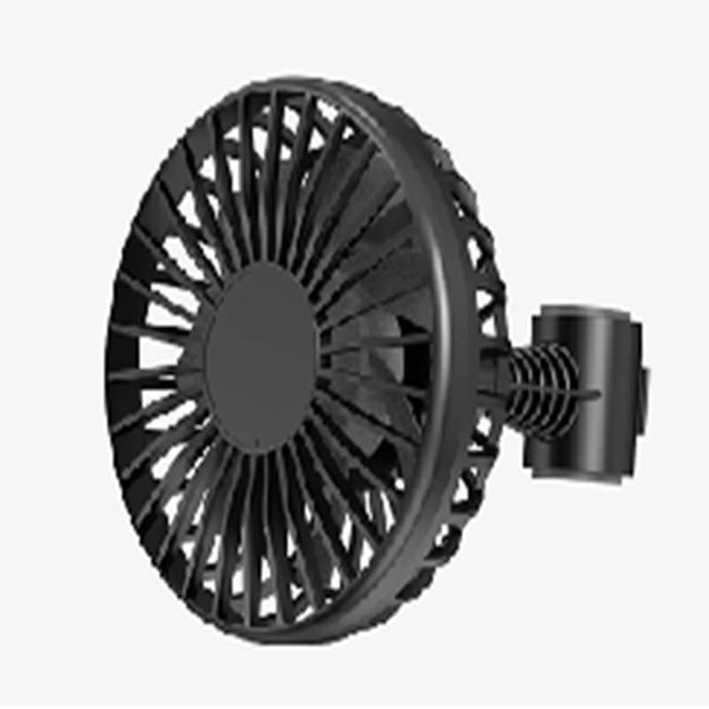 4-inch Mini fan of headrest back in the car