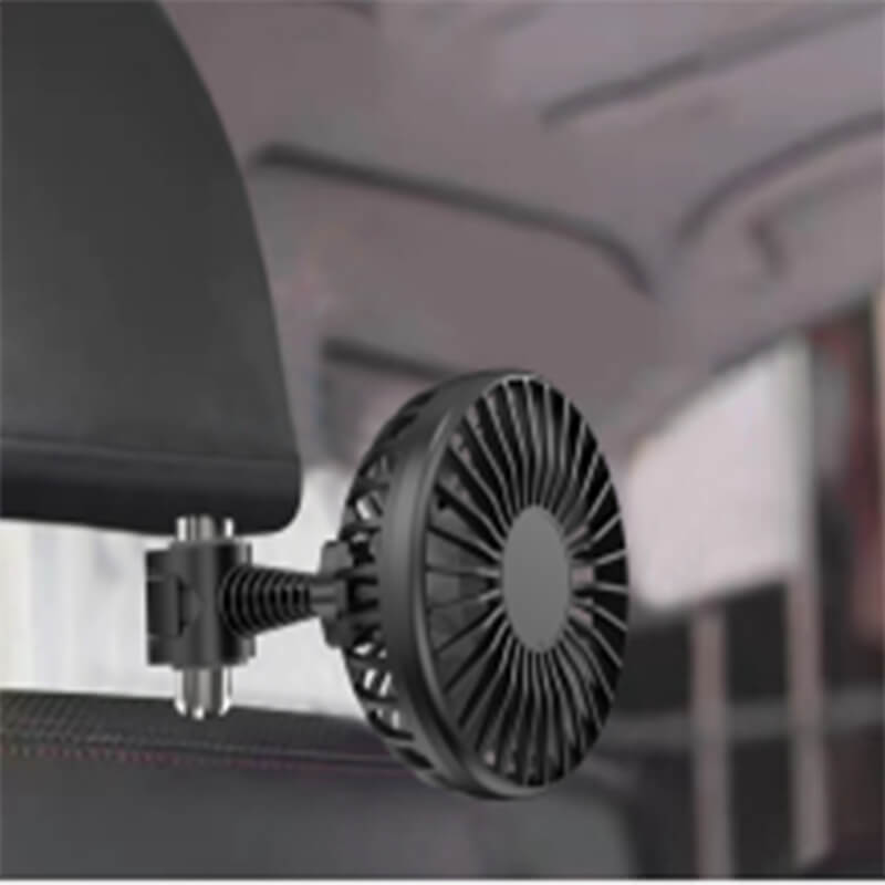 4-inch Mini fan of headrest back in the car