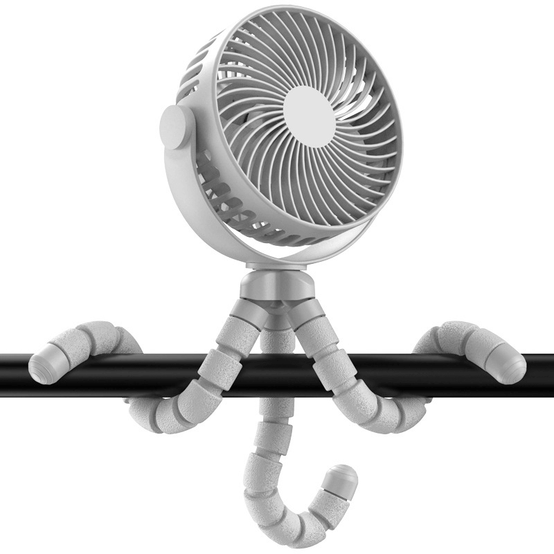 5-inch Fan for indoor, outdoor, and car with a rechargeable battery 