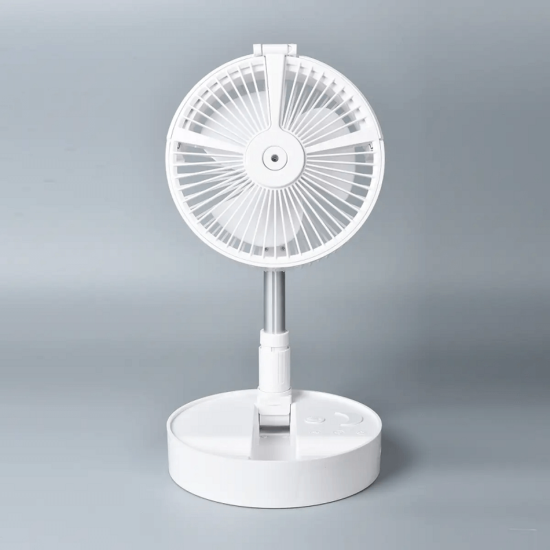 Portable folding Hydration fan with desk lamp, sleep light