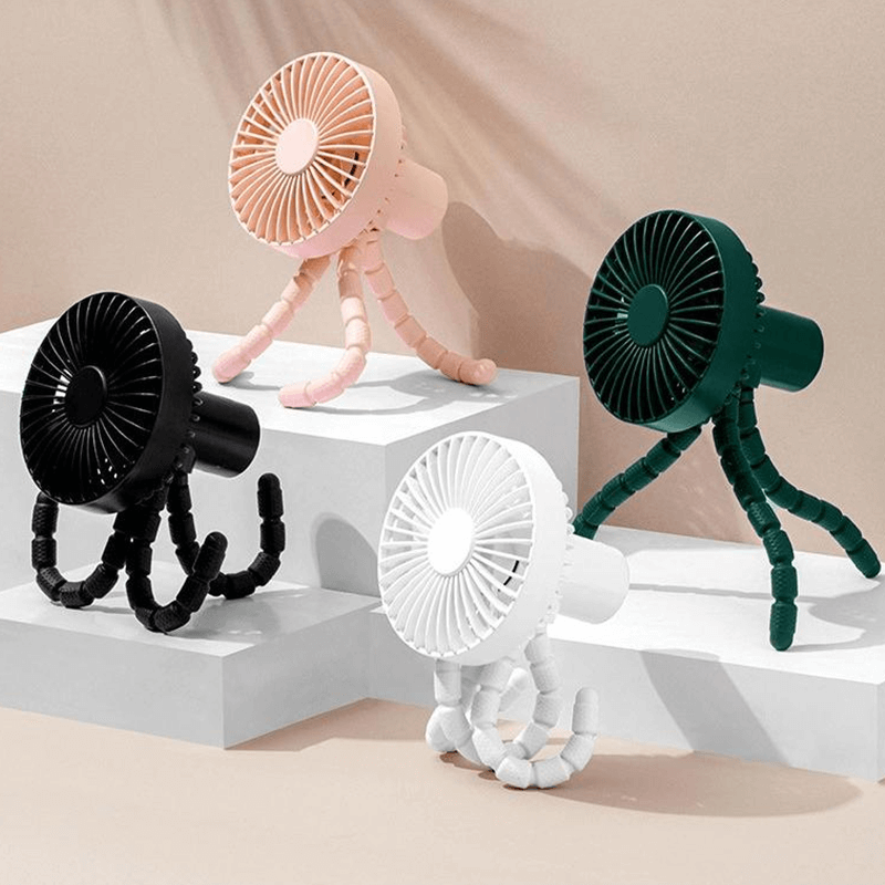 5-inch Fan for indoor, outdoor, and car with a rechargeable battery 