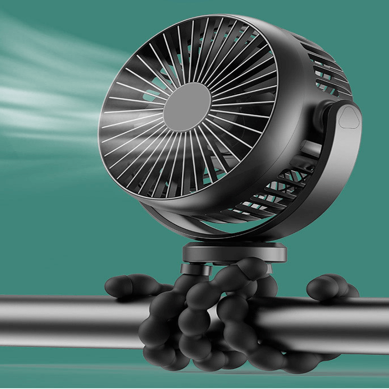 5-inch Fan for indoor, outdoor, and car with a rechargeable battery 