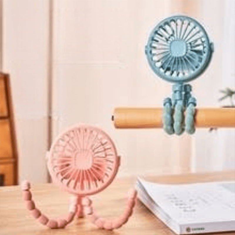 5-inch Fan for indoor, outdoor, and car with a rechargeable battery 