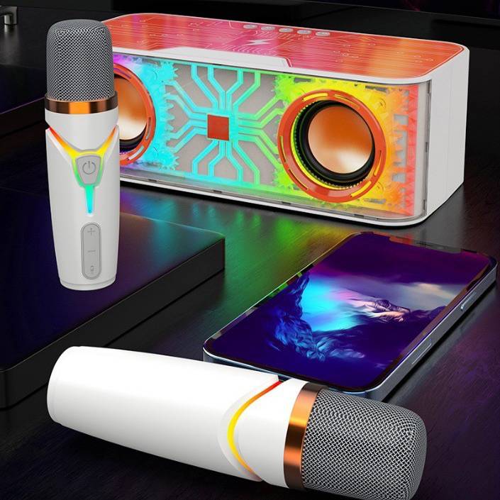 LED wireless charger bluetooth speaker 