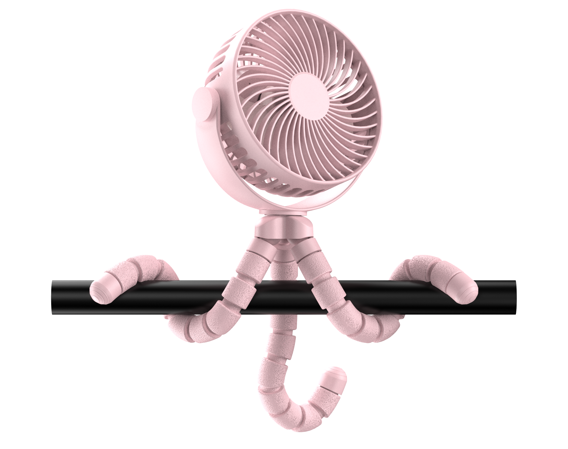 5" fan of indoor,outdoor and in car with rechargeable battery  
