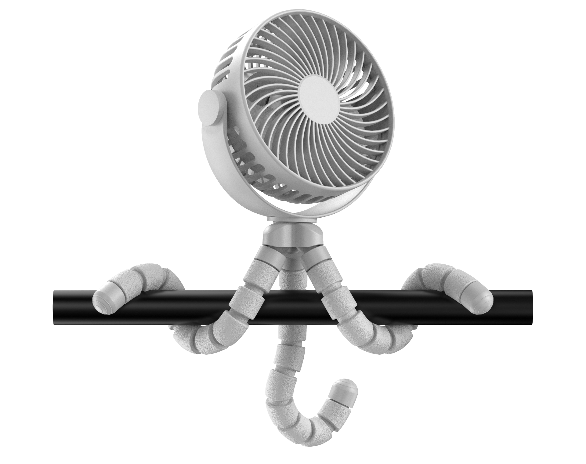 5" fan of indoor,outdoor and in car with rechargeable battery  