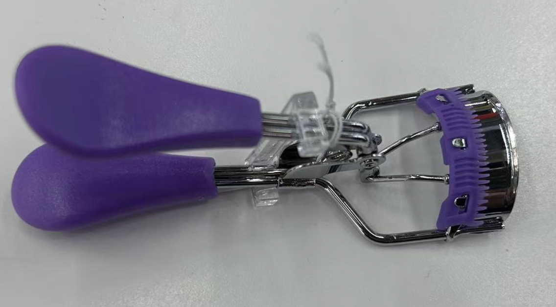 A4 comb style with  chrome plating, purple  duckbill handle