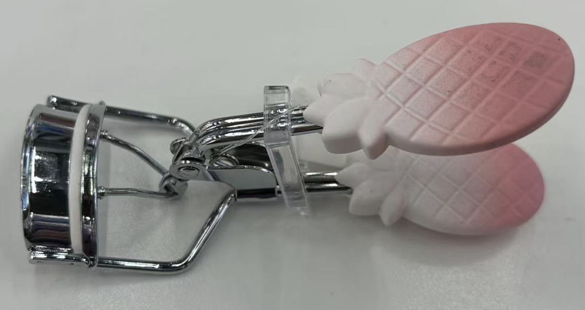 A4 chrome-plated handle with  pineapple paint gradient finish